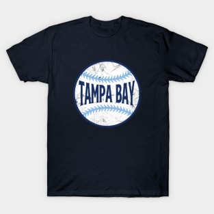 Tampa Bay Retro Baseball - Navy T-Shirt